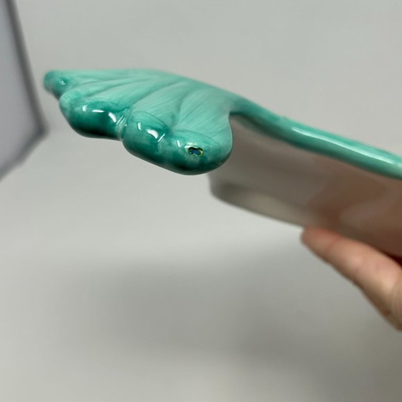 Gibson Ceramic Blue & Green Fish Platter - Picture 4 of 5